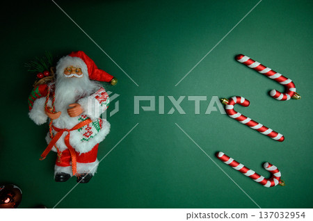 Holiday Santa Claus Template with Text Insertion Area Holiday Santa Claus Template with Text Insertion Area 137032954