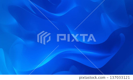 Blue gradient wave background 137033121