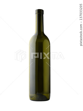 Empty Bordeaux Wine Bottle Isolated on Clean White Background Empty Bordeaux Wine Bottle Isolated on Clean White Background 137033205