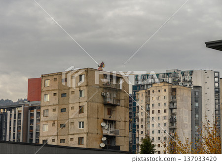 Everyday Life in Saburtalo Tbilisi's Bustling Residential District Everyday Life in Saburtalo Tbilisi's Bustling Residential District 137033420