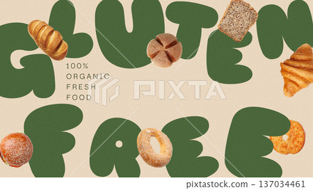 Celebrating Easter with gluten free treats and fresh organic bread at a local bakery Celebrating Easter with gluten free treats and fresh organic bread at a local bakery 137034461