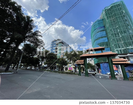 越南胡志明市正在發展中的城市景觀 137034730