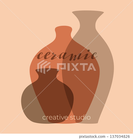 ceramic creative studio illustration ceramic creative studio illustration 137034826