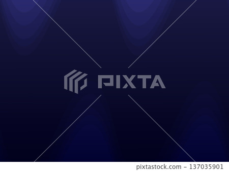 Abstract dark navy blue background with subtle wavy light gradients. Elegant smooth fluid curves and soft textures for professional business presentation and website backdrop. 137035901