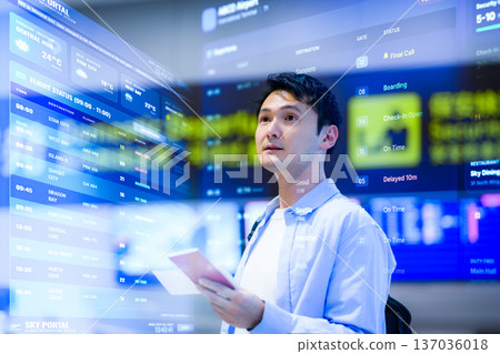查詢未來機場的航班資訊 ■拍攝合作:關西國際機場(KIX) 查詢未來機場的航班資訊 ■拍攝合作:關西國際機場(KIX) 137036018