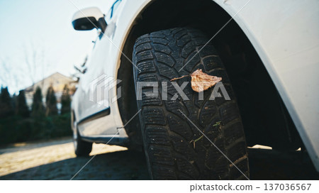 Wheel Protector Of Modern Car On A Parking Wheel Protector Of Modern Car On A Parking 137036567