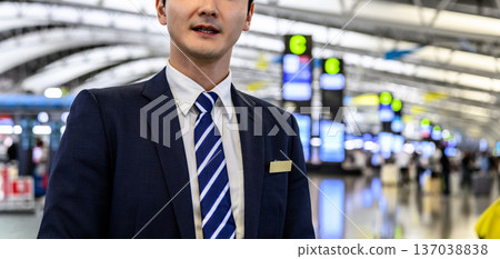 身著制服的機場工作人員 ■攝影合作：關西國際機場（KIX） 137038838