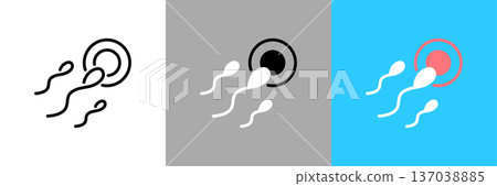 Fertilization icon Fertilization icon 137038885