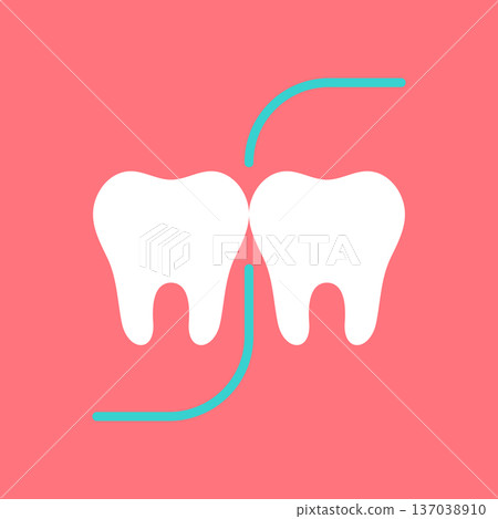 interdental floss icon 137038910