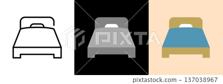 bed icon bed icon 137038967