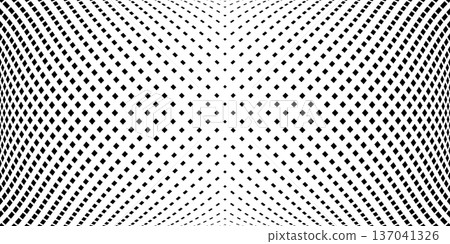 Halftone Dots Pattern. 3D Illusion. Convex Textured Background. 137041326
