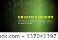 Creative digital solutions and geometric circuit background material 137041397