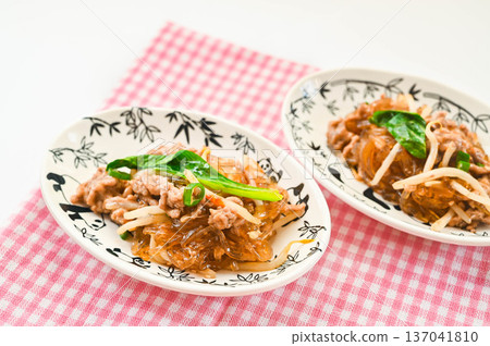 微波爐簡易麻婆粉絲 137041810