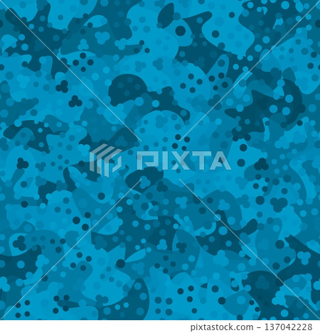 Camouflage pattern background. Modern clothing style masking camo repeat print Camouflage pattern background. Modern clothing style masking camo repeat print 137042228