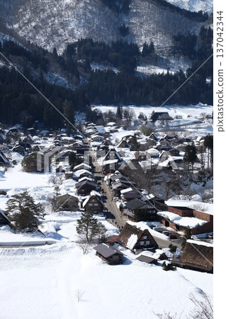 白川鄉下雪 白川鄉下雪 137042344