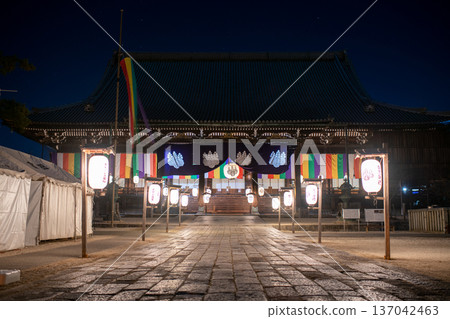 三重縣津市高田本山千須寺（國寶）第七夜的景象 137042463