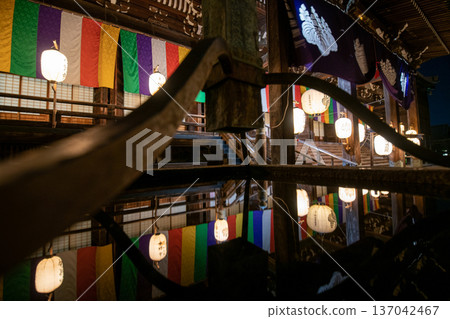 三重縣津市高田本山千須寺（國寶）第七夜的景象 137042467
