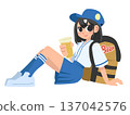 年輕的啤酒女郎 137042576