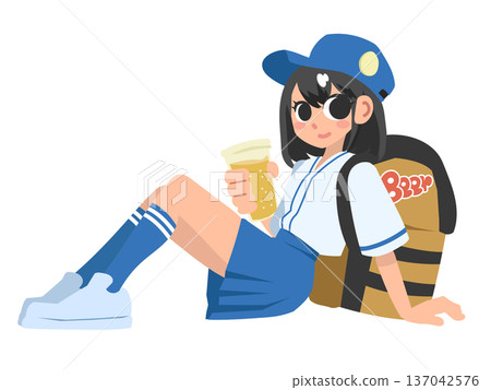 年輕的啤酒女郎 137042576