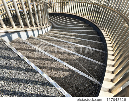 Light-filled stairs 137042826