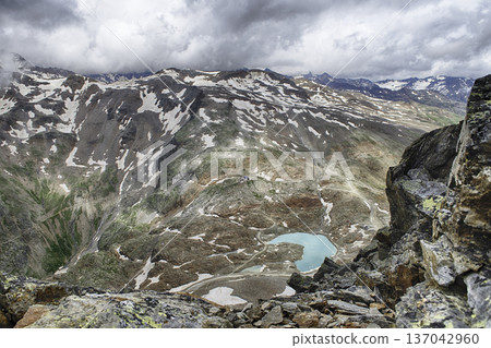 Beautiful landscape of Schnalstal valley in the Italian Alps 137042960