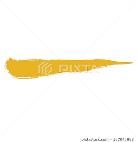 毛筆畫線_中間線_金色 137043992