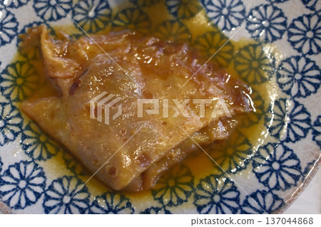 Crepes  with Orange Sauce  Dessert 137044868