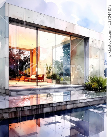 lobby area of a hotel lobby area of a hotel 137044875