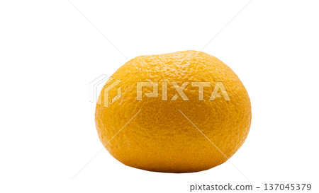 Amanatsu citrus fruit macro transparent background 137045379