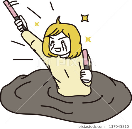 A woman who is crazy about her favorite idol 137045810