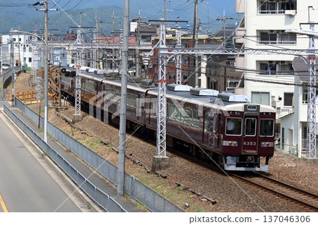 The few remaining 6300 series trains heading to Arashiyama 137046306