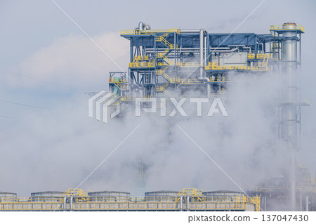 A view of the biomass power plant in Tahara City (Aichi Prefecture) 137047430