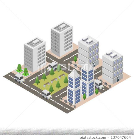 Isometric city Isometric city 137047604