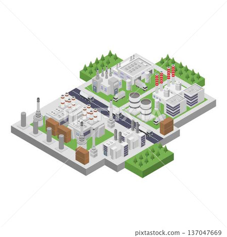 Biomass energy isometric 137047669