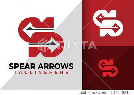 Letter S Spear Logo Logos Design Element Stock Vector Illustration Letter S Spear Logo Logos Design Element Stock Vector Illustration 137048214