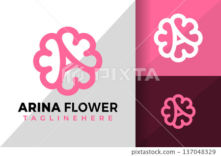 Letter A Flower Bloom Logo Logos Design Element Stock Vector Illustration Letter A Flower Bloom Logo Logos Design Element Stock Vector Illustration 137048329