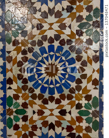 Moroccan mosaic ornament Moroccan mosaic ornament 137048471