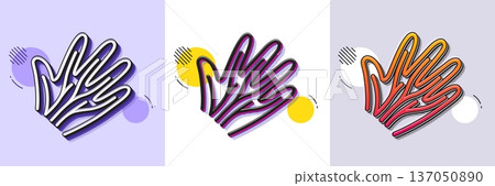 Veins line icon. Halftone dotted pattern. Gradient icon with grain shadow. Hand varicose disease sign. Nerves syndrome symbol. Line veins icon. Various designs. Vector Veins line icon. Halftone dotted pattern. Gradient icon with grain shadow. Hand varicose disease sign. Nerves syndrome symbol. Line veins icon. Various designs. Vector 137050890