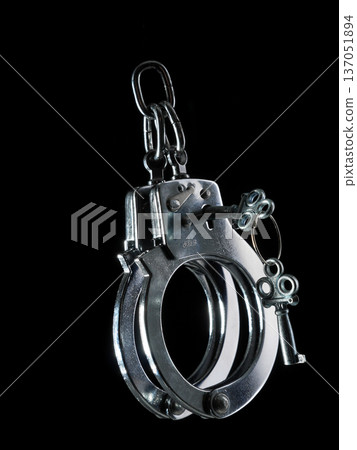 Handcuffs and keys Handcuffs and keys 137051894