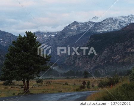凍雨後的山景 凍雨後的山景 137052061