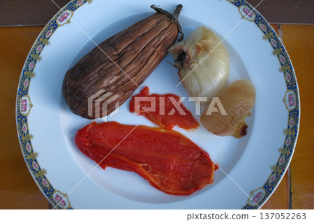Traditional Catalan Escalivada Roasted Vegetables Traditional Catalan Escalivada Roasted Vegetables 137052263