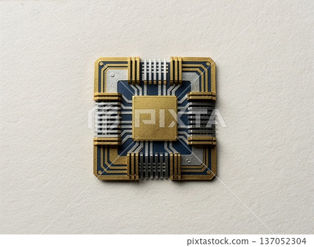 Advanced Microchip Powering a Digital World with Future Technology and Artificial Intelligence 137052304