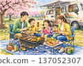 家庭烤肉露營車 137052307