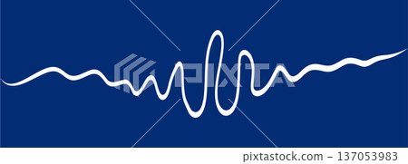 Thin squiggle underline stroke with gentle ups and downs. Minimal continuous line works as highlight for titles, links Thin squiggle underline stroke with gentle ups and downs. Minimal continuous line works as highlight for titles, links 137053983
