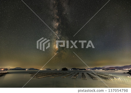 瀨戶內海初夏星空，夏季銀河與星座 137054798