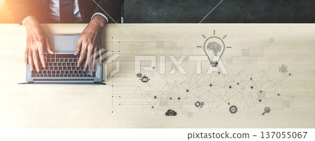 AI Innovation and Neural Network Technology Concept Vouch AI Innovation and Neural Network Technology Concept Vouch 137055067