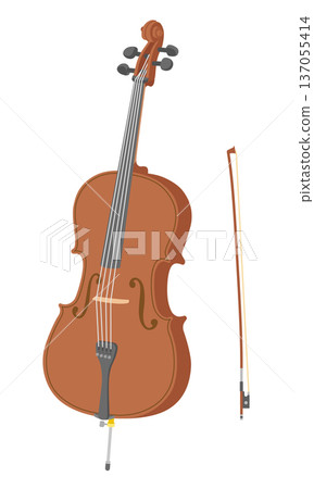 大提琴圖標 137055414