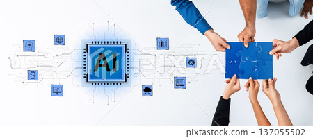 Powerful AI Processor Unit with Circuit Board and Integrated Tech Ecosystem. Corpus Powerful AI Processor Unit with Circuit Board and Integrated Tech Ecosystem. Corpus 137055502