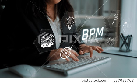 Business Process Management Strategy Concept Marrow 137055768