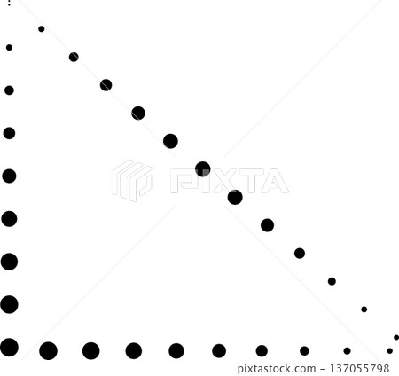 Geometric shapes dots line. Element for design Geometric shapes dots line. Element for design 137055798